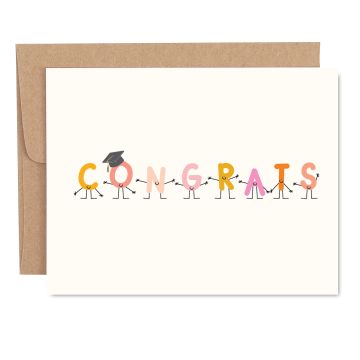 Congrats Letters Greeting Card